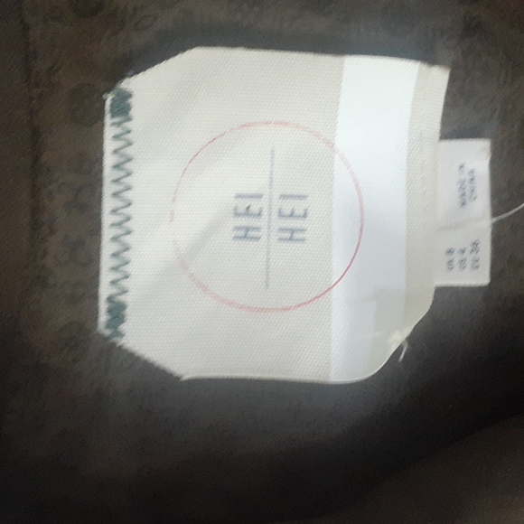 Anthropology Hei hei woman's green blazer jacket size 4 - Picture 6 of 15